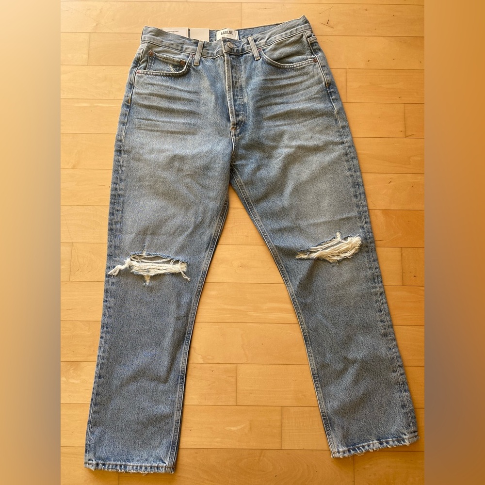 AGOLDE - Riley High Rise Straight Crop Size 29